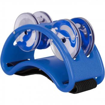 Jingle‑Stride: Pandereta de Pie con Acero Inoxidable