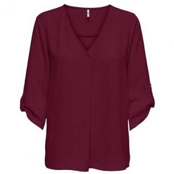 Top Elegante JDY Divya Ciano Rosso