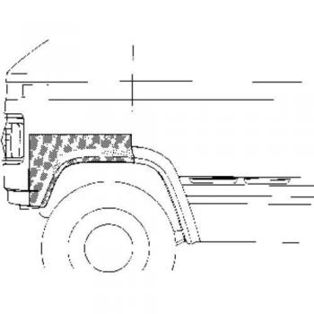 Panneau latéral de réparation avant droit VAN WEZEL 3050.56