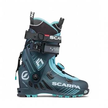 Scarpa Women's F1 260 Anthracite/Aqua Touring Boot