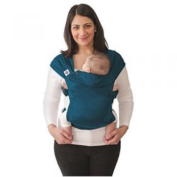 Izmi Babyträger‑Tasche 3,2–15 kg – Mehrfachposition, Blaugrün