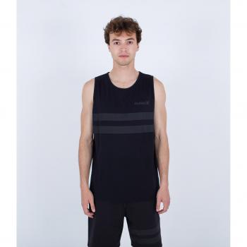 Maglietta Hurley Oceancare Stripes Light Carbon XL