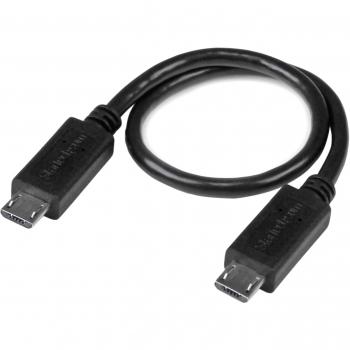 StarTech Micro USB OTG Adapterkabel 20 cm – Stromversorgung, Dual‑Stromquelle