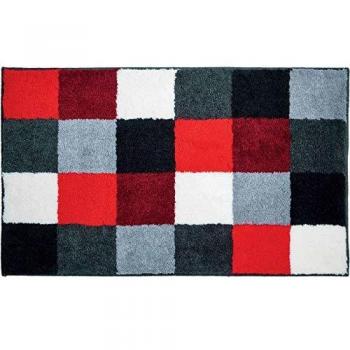 GRUND BONA Badteppich 60 x 100 cm Rubinrot Supersoft