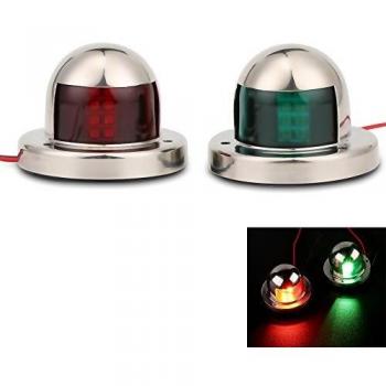 Yacht Navigation Light – Dual Color LED, Stainless Steel, 12 V