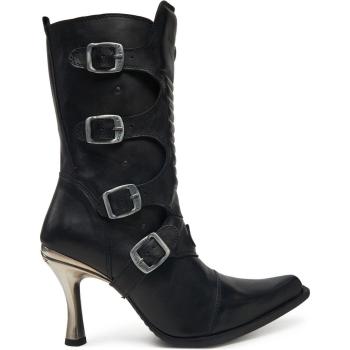 M‑9373N‑C1 Schwarze New Rock Stiefel für Damen