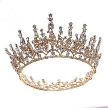 Kronen Stirnband mit Kristall für Hochzeiten