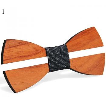 Cinta de Cuello Retro de Madera para Hombres y Mujeres