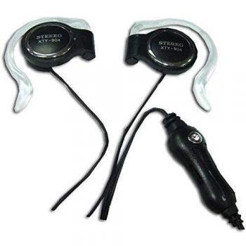 Auriculares Estéreo Negros con Micrófono