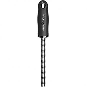 Râpe à épices Microplane en noir et argenté