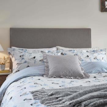 Helena Springfield Minnowburn Double Duvet Cover Set, Blue and Neutral