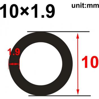 Heavy Duty Black NBR Oil Gasket Set (OD: 5x1.9, 6x1.9, 7x1.9, 8x1.9, 9x1.9, 10x1.9)