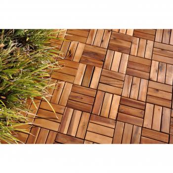 Panel de Madera Amarilla Acacia 30x30 cm 2,5 mm