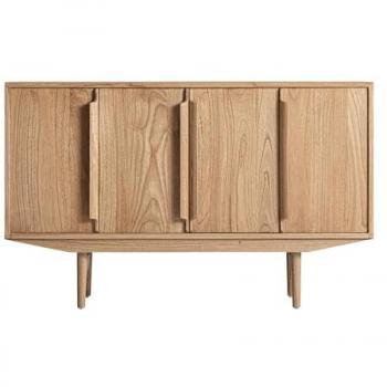 Médiatrice Kodu en bois de mindi marron – 130x40x81 cm