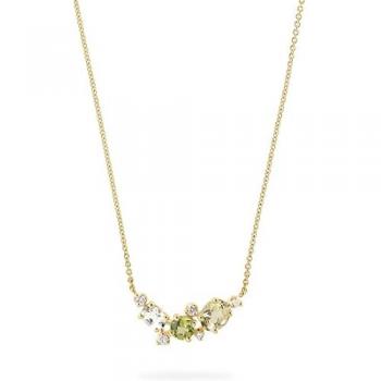 Christ Halsschmuck Kette 585 Gelbgold 1 ct Quarz