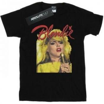 Blondie Vocalist Cotton Boyfriend Tee – XL, Black