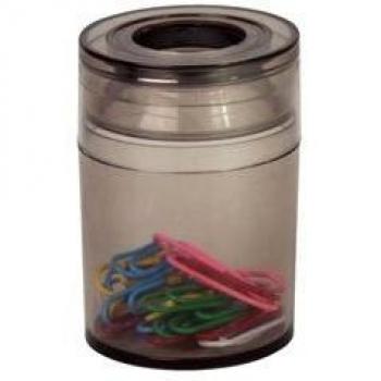 Gefüllter Klammernbehälter von Office Depot – Schwarz transparent, 62 mm x 73 mm