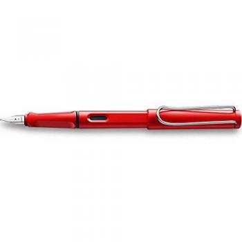 Lamy Safari Red Fountain Pen with Fine Nib