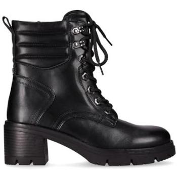 Chika 10 Bota Negra Rufi 01 – Cordón Militar y Tacón Bloqueado
