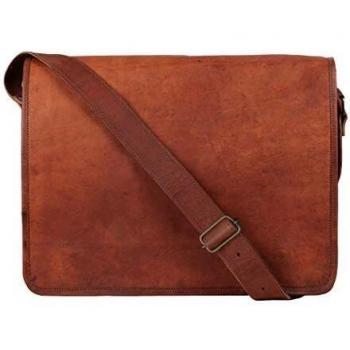 Crossbody 15 Leather Laptop Messenger – Rustic Town Edition