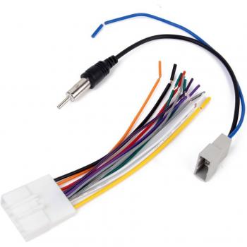 Radio DVD Instalador para Nissan con Cableado y Arnés Antena
