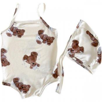 Traje de baño con gorro para bebé Deer Jonmi