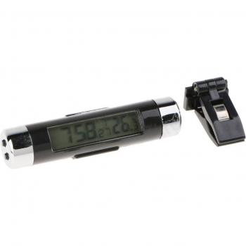 8.5cm LED Display Car Thermometer and Clock