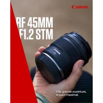 Canon RF 45 mm f/1,2 STM – Ultraweitwinkliges Vollformatobjektiv, Schwarz