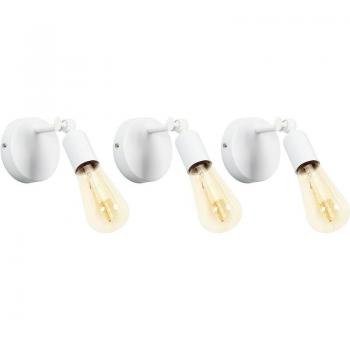 EchoBright 3‑Pack Wall Sconce – Sleek E27 Design
