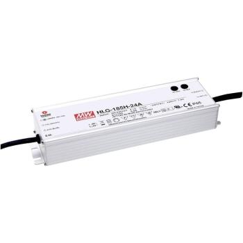 Adjustable 24V DC LED Power Source (MeanWell HLG‑185H‑24A)