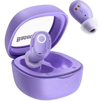 Bowie WM02 TWS Bluetooth 5.3 de Baseus – casque violet à connexion USB‑Type C