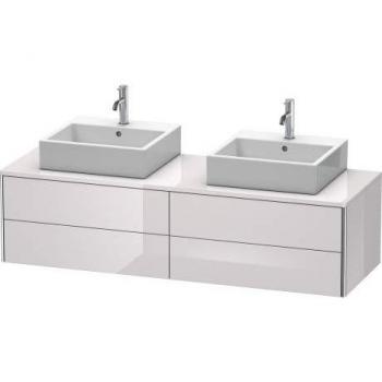 Duravit XS4917B7575, meuble sous lavabo 160x54,8 cm, 4 tiroirs, lin