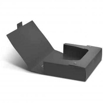 Scatola portaprogetti LEONARDI Plus VIP 25,5x35,5 cm PPL antracite dorso 10 cm 1007301