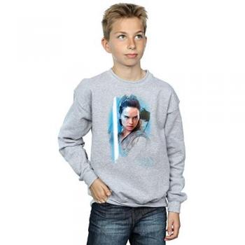 Sweat-shirt enfant Disney Guerre des Étoiles Dernier Jedi Gris