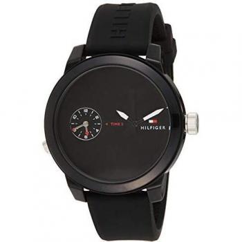 Reloj de Pulsera Tommy Hilfiger DENIM Negro Ø 44 mm