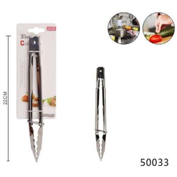 Pinza de Cocina Inoxidable 9 para Ensaladas y Carne
