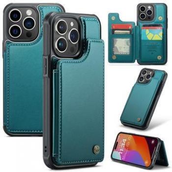 Carcasa Verde iPhone 15 Pro Max con Wallet RFID