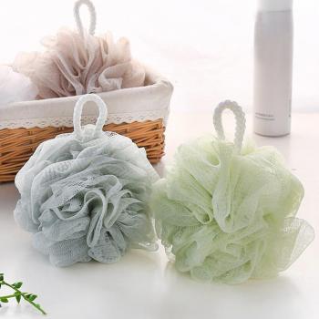 4Pcs Elastic Mesh Shower Puff Bubble Body Wash Sponge