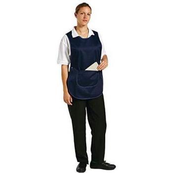 B044 Navy Blue Tabard with Pocket