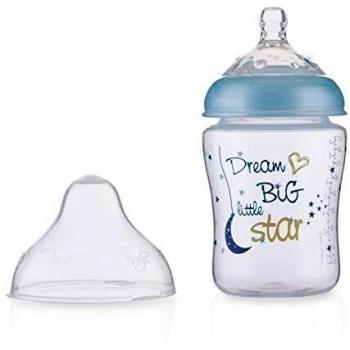 Flujo Lento Azul Nûby 270 ml Baby Bottle