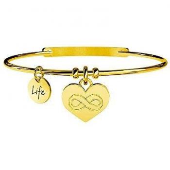 Bracciale KIDULT LOVE in acciaio 316L e cristalli