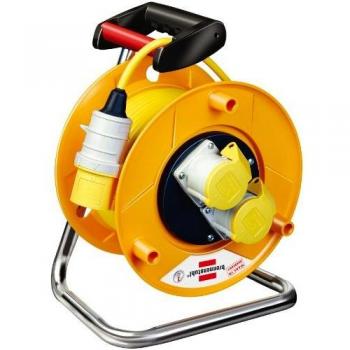 Brennenstuhl 25 m Dual‑Cable Power Reel – 110 V