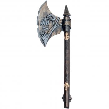 Ritterliche Schädel‑Axt von Boland – 68 cm, Kostümzubehör