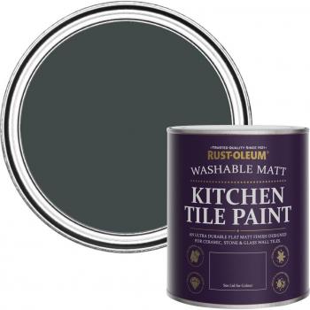 Sable Noir Peinture pour Faïence de Cuisine (Mate)