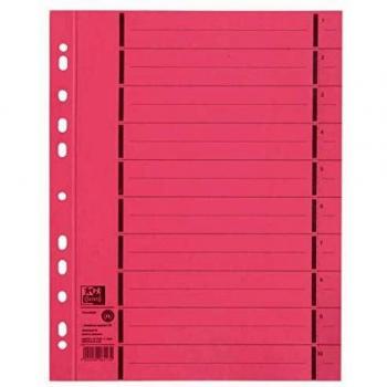 Intercalaires A4 XL avec lignes imprimées