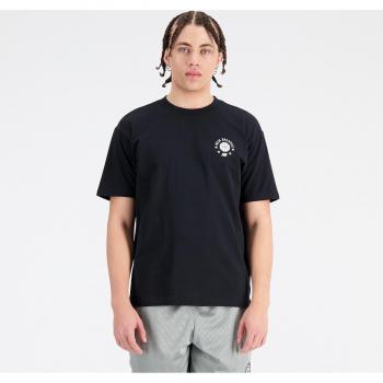 New Balance Herren Shirt Hoops Essentials S Schwarz
