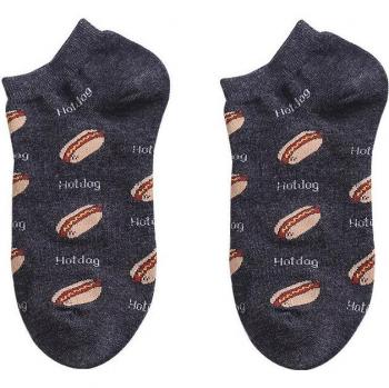 Cute Snack Fries Hamburger Cotton Women Socks