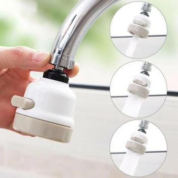 Water-Saving Faucet Aerator with Adjustable Spray Options