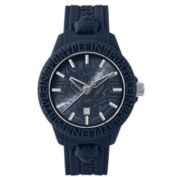 Philipp Plein Fearless 43mm Sapphire Blue Athletic Watch – One Size Men