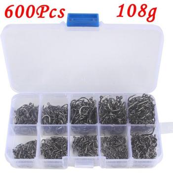 Barbed Hooks for Fishing (3#-12#)